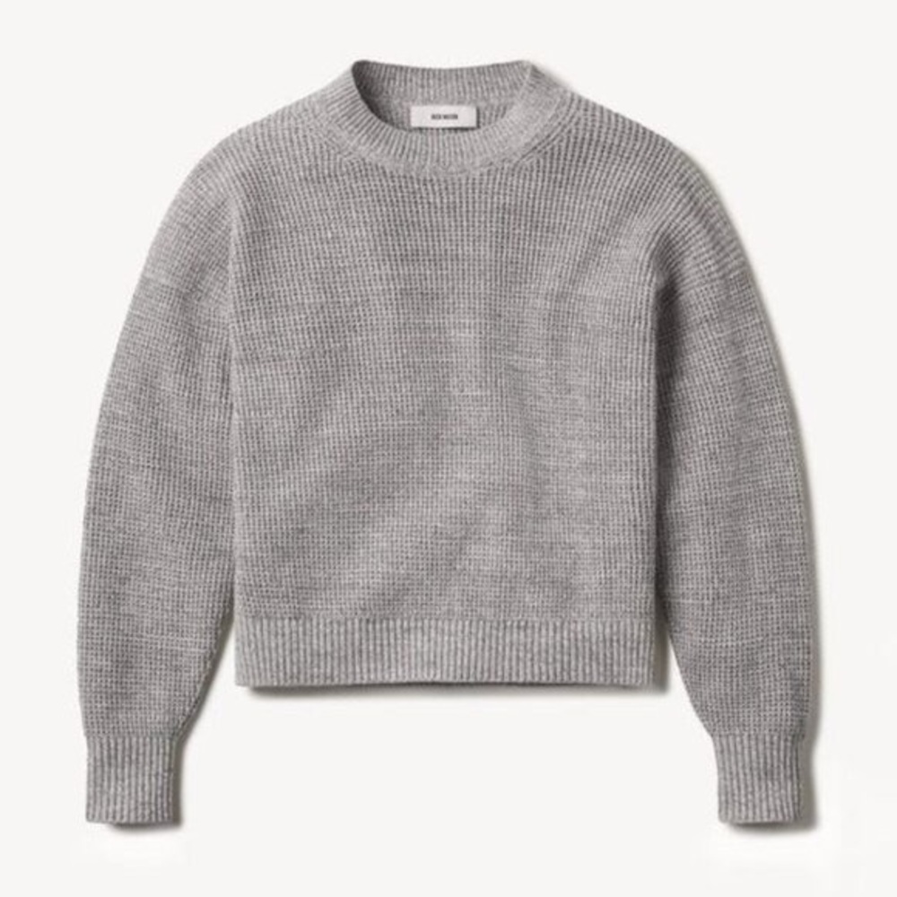 Buck Mason Gray Crewneck Sweater